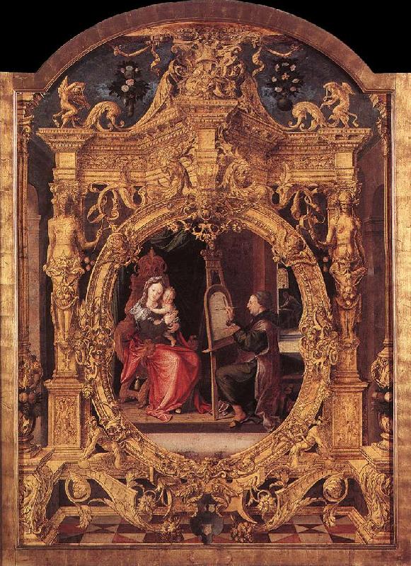 BLONDEEL, Lanceloot St Luke Painting the Virgin s Portrait Spain oil painting art